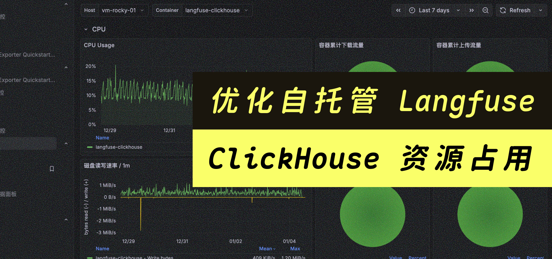 优化自托管 Langfuse 的 ClickHouse 资源占用